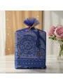 Lacivert Renkli Tül Kese İçerisinde Seccade ve Tesbih