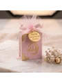 Tül Kese İçerisinde Pembe Renkli Hediyelik Mini Kuran - Mevlüt Hediyelikleri