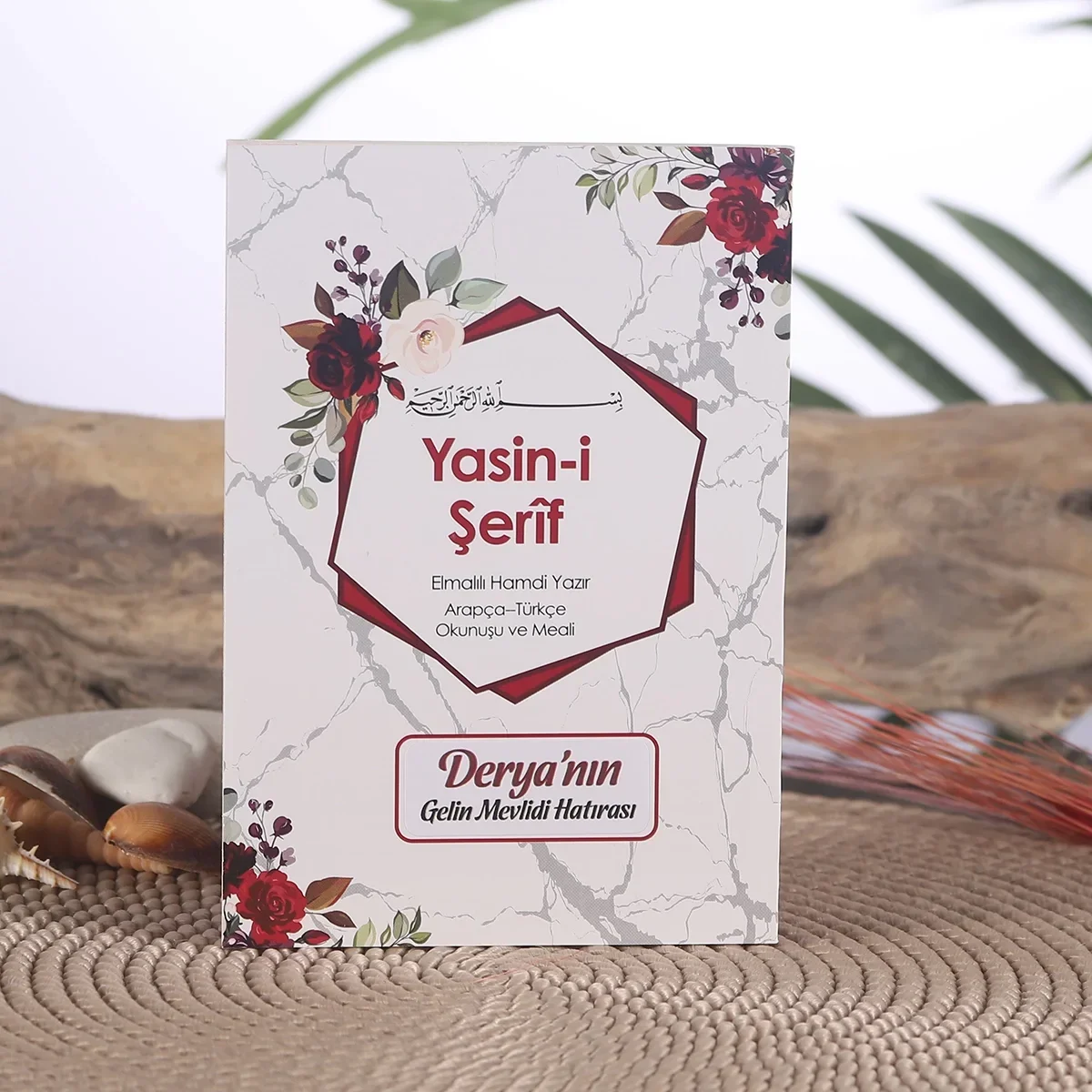 Altıgen Model Kırmızı Renkli Yasin Kitabı