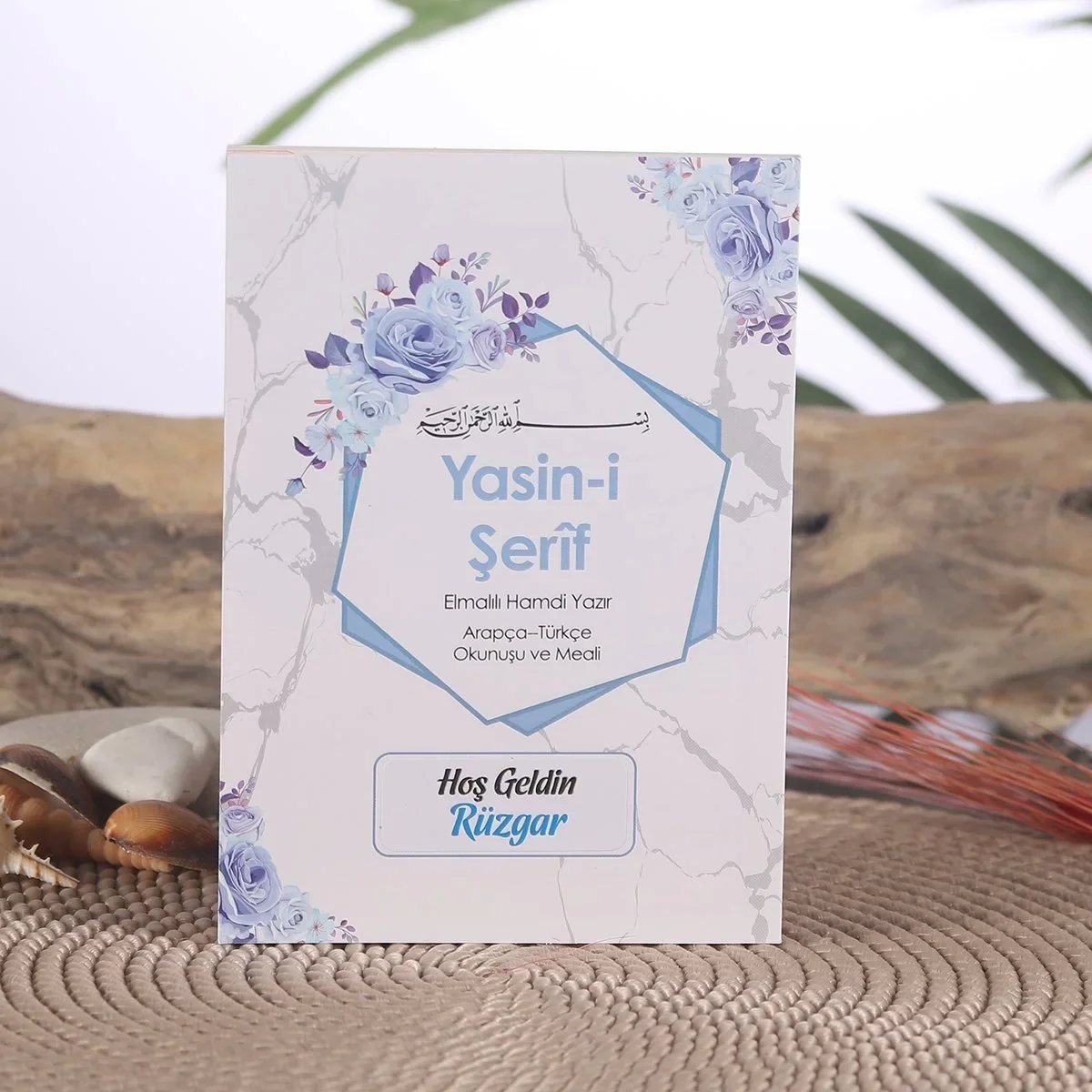 Altıgen Model Mavi Renkli Yasin Kitabı