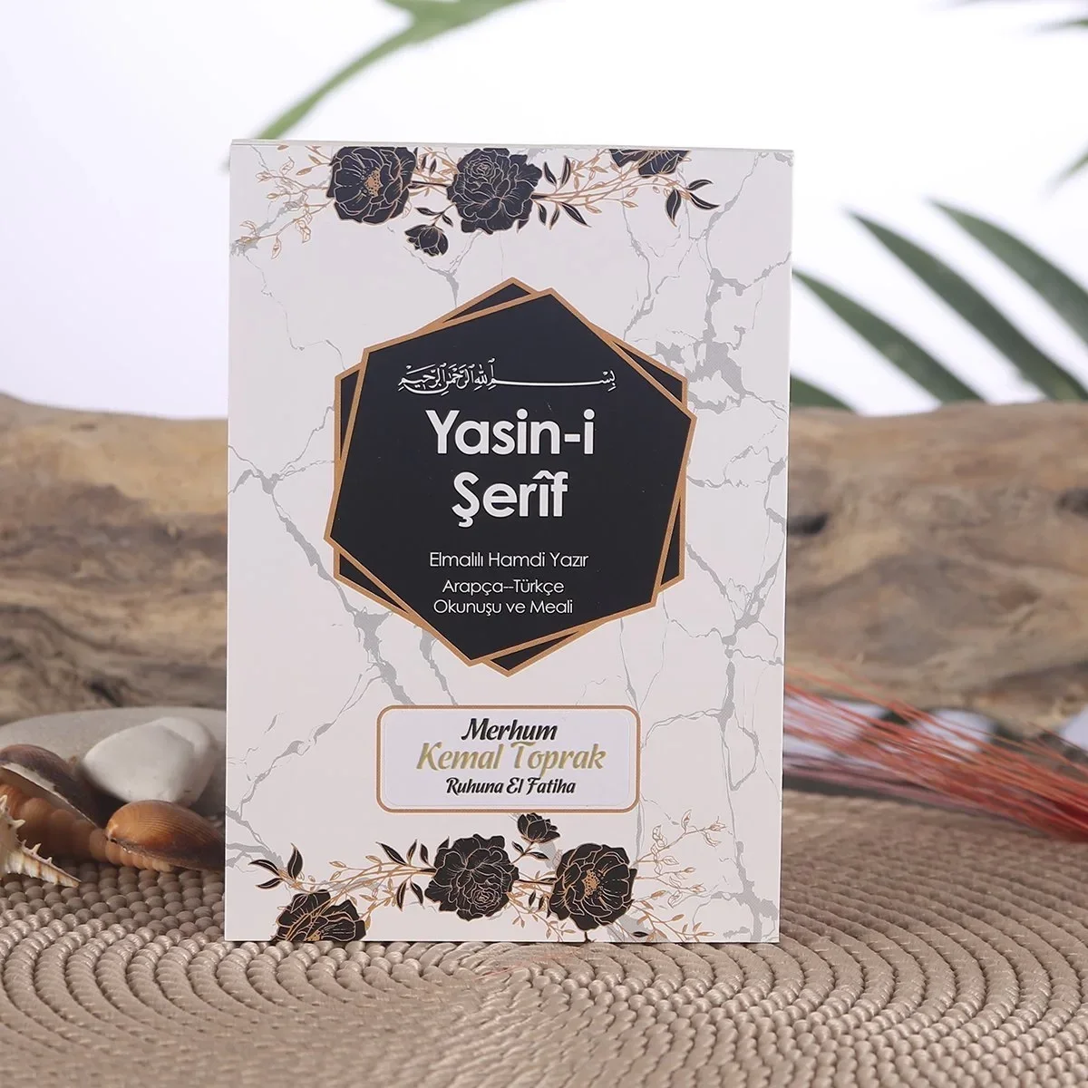 Altıgen Model Siyah Renkli Yasin Kitabı