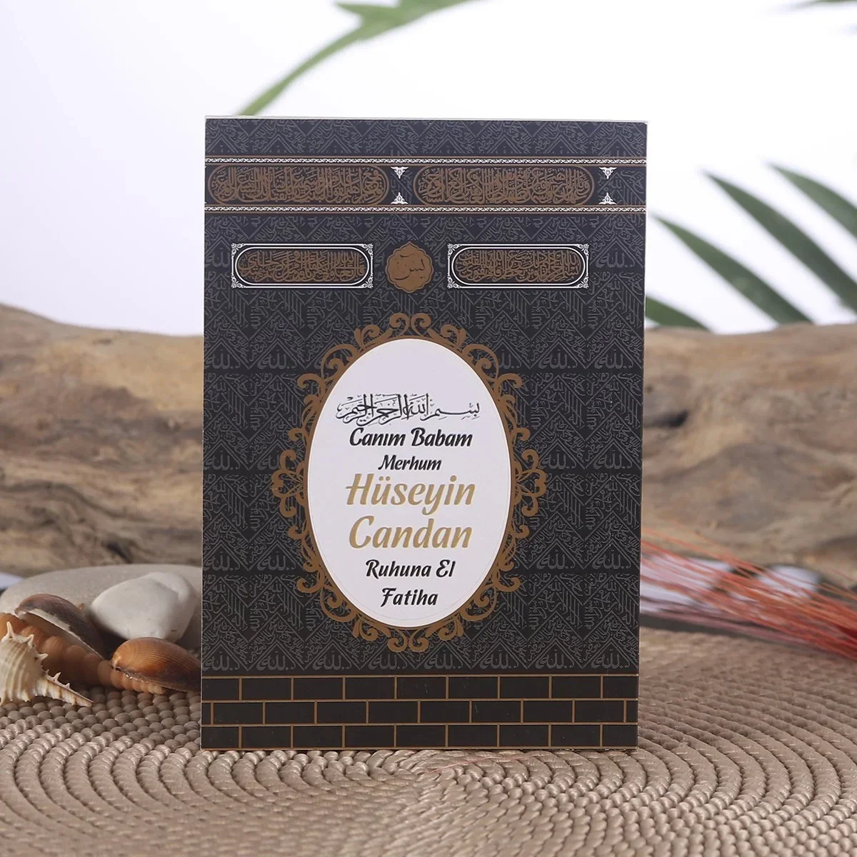 Kabe Model Siyah Renkli Yasin Kitabı