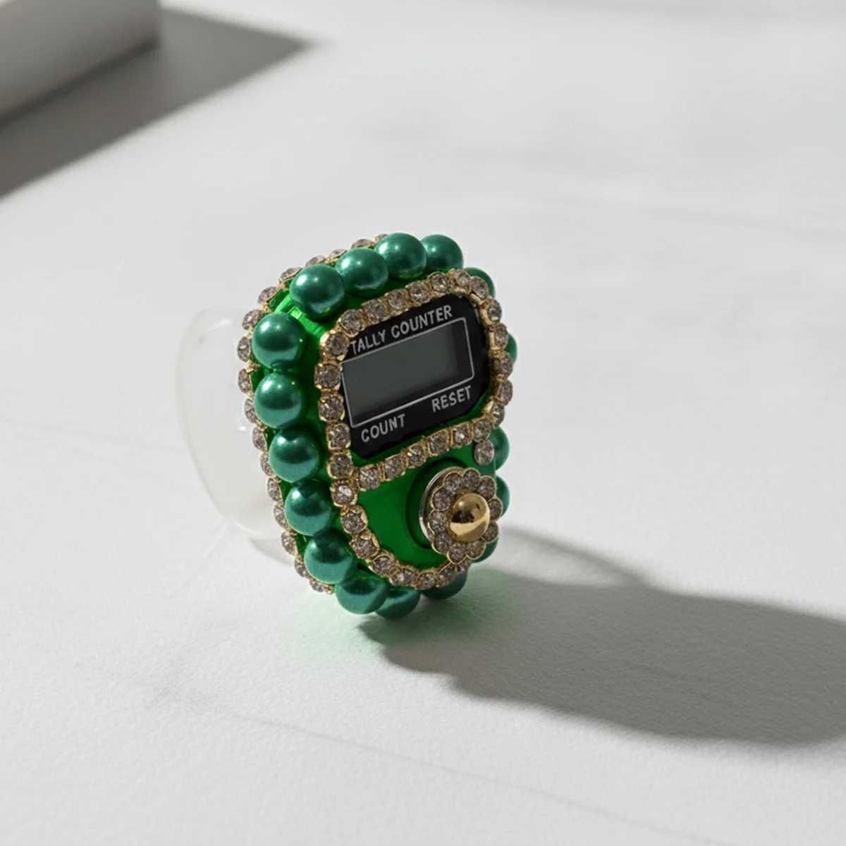 Süslü Zümrüt Taşlı Zikirmatik