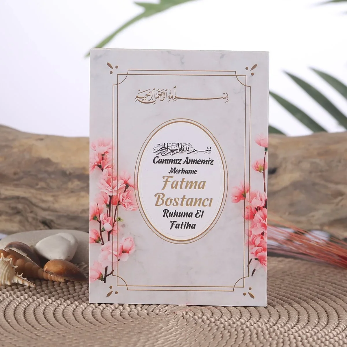 Zerafet Model Pembe Renkli Yasin Kitabı