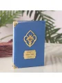 İsme Özel Saks Mavisi Renkli Şantuk Yasin Kitabı - Mevlüt Hediyelikleri