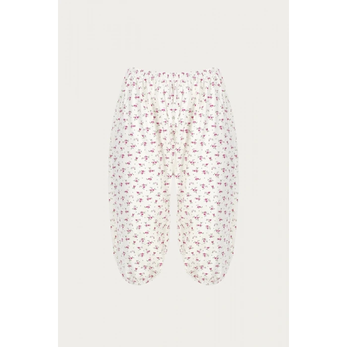 Kadın Beyaz Empirme Paçalı Külot 6lı Paket Gkc227