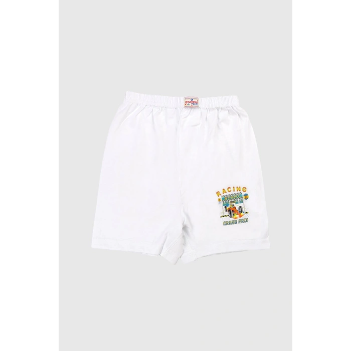 Baskılı Erkek Çocuk Paçalı Külot 12li Gkc320