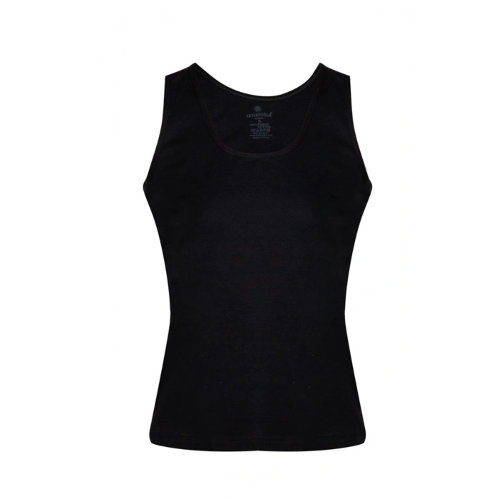 Kadın Ribana Saten Geniş Askılı Atlet 3lü 1677