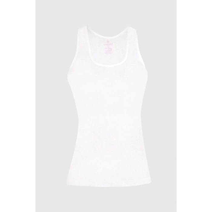 Kadın Ribana Saten Geniş Askılı Atlet 3lü 1677