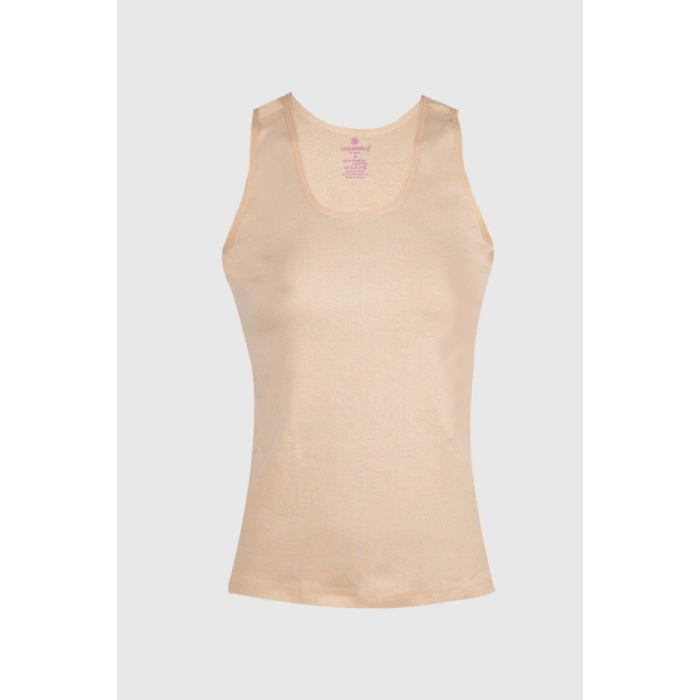 Kadın Ribana Saten Geniş Askılı Atlet 3lü 1677