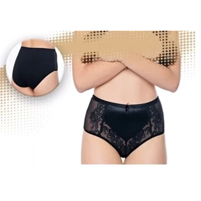 Belinay Çiçek Desenli Tül Detaylı 2li Külot 3012