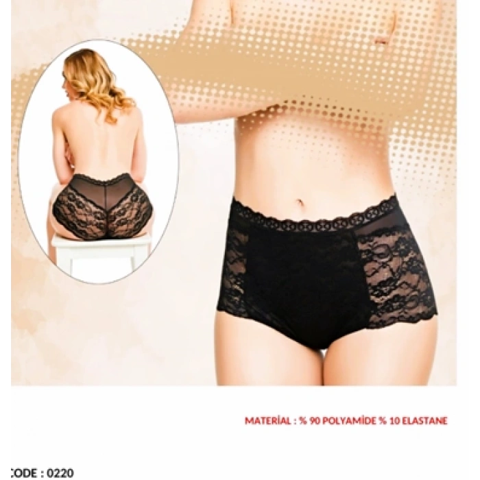 Belinay Tül ve Dantel Külot (4lü Paket) 0220