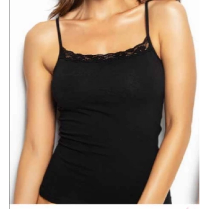 MİSS ELİT BAYAN 3LÜ İP ASKILI GÜPÜR DETAYLI ATLET - 0713