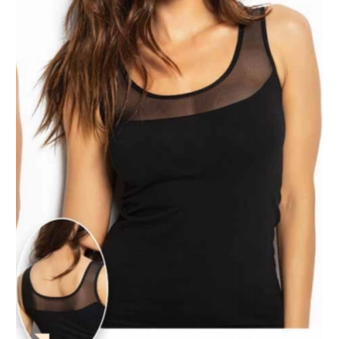 MİSS ELİT BAYAN 3LÜ TÜL DETAY ATLET - 0708