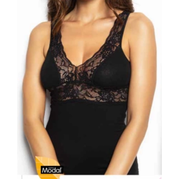 MİSS ELİT BAYAN 3LÜ DANTEL DETAYLI ŞIK ATLET - 0730