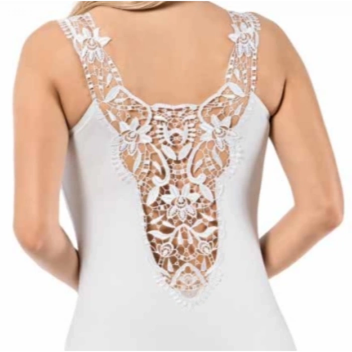 MİSS ELİT BAYAN 3LÜ SIRT DEKOLTELİ BRODELİ ATLET - 0505