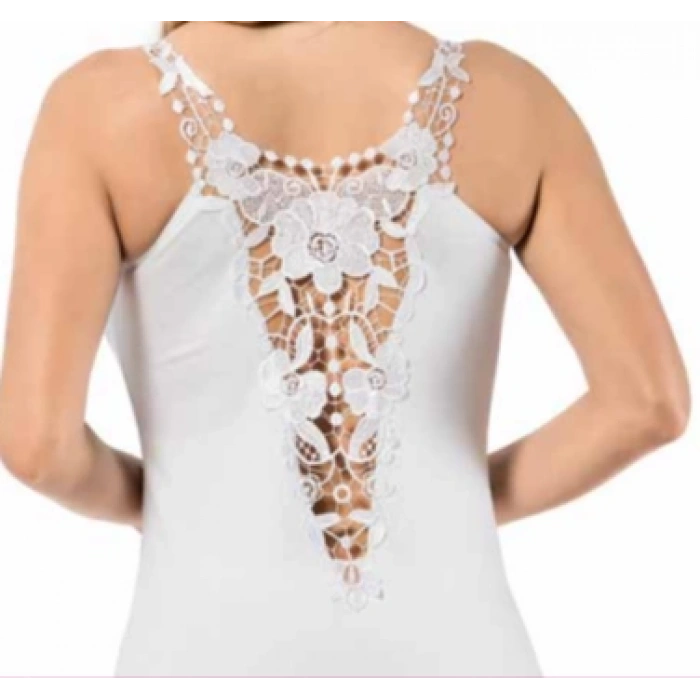 MİSS ELİT BAYAN 3LÜ SIRT DEKOLTELİ BRODELİ ATLET - 0502