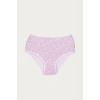 Kadın Pembe Desenli Likralı Empirme Külot 6lı Paket