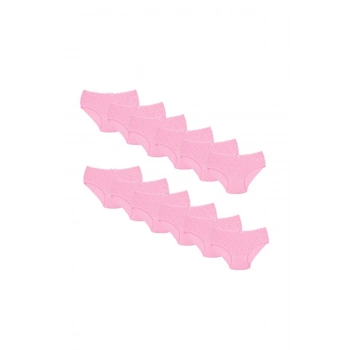 Kız Çocuk  Pembe Külot 12li