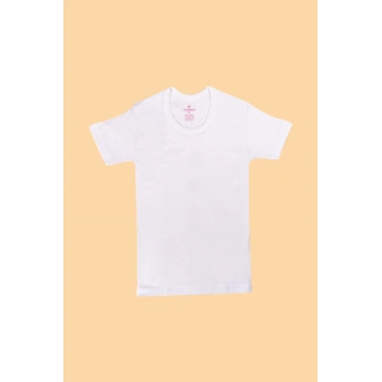 Erkek Çoçuk Ribana Kroşatalı Yarım Kol  Fanila  6lı Paket