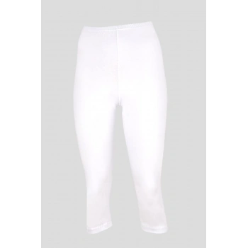 Likralı Katlamalı Dizaltı Kadın Tayt 3lü Gkc2788