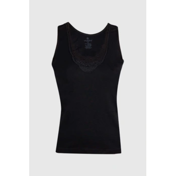 Güpürlü Geniş Askılı Atlet 3lü 166