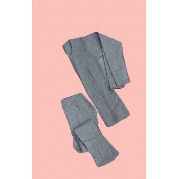 Gri Çocuk Termal İçlik Takım-2353