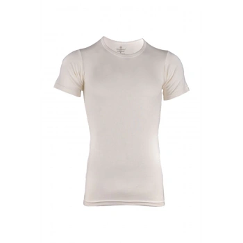 Erkek Ekru Termal Kısa Kol Fanila M Beden