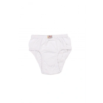 Erkek Çocuk Beyaz Penye Külot 12li Paket 2-3-4 Yaş