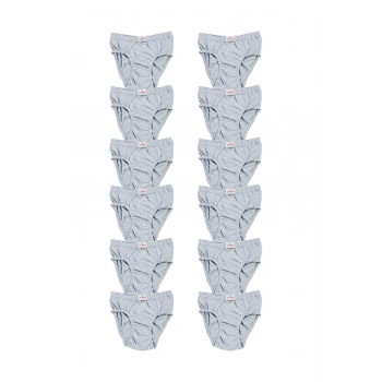 Erkek Çocuk Gri Penye Külot 12li