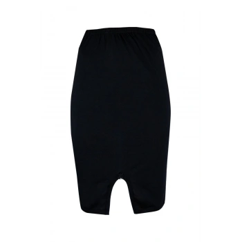 Kadın Siyah Penye Jüpon 3lü Gkc251