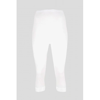 Likralı Dantelli Dizaltı Kadın Tayt 6lı Gkc248