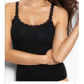 MİSS ELİT BAYAN 3LÜ KALIN ASKILI GÜPÜR DETAYLI ATLET - 0716