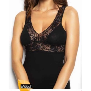 MİSS ELİT BAYAN 3LÜ DANTEL DETAYLI ŞIK ATLET - 0730