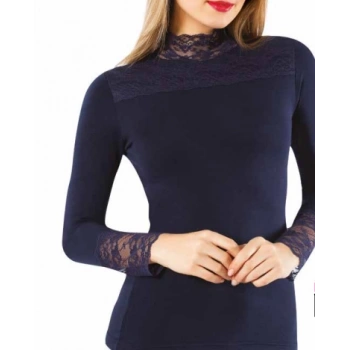 MİSS ELİT UZUN KOL DANTELLİ TİŞÖRT 3LÜ 0905