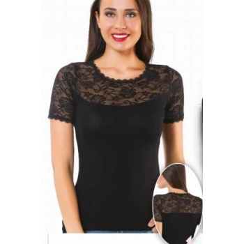 MİSS ELİT KISA KOL DANTELLİ TİŞÖRT 3LÜ 0909