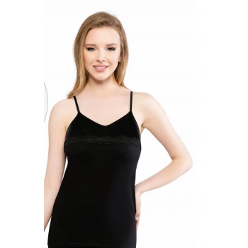 Belinay Kadın 3lü Askısı Ayarlanabilir Dantelli Atlet - 6021