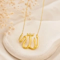14K Solid Gold ALLAH Necklace
