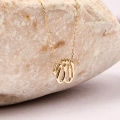 14K Solid Gold ALLAH Necklace