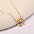 14K Gold ALLAH Necklace, Islamic Gold Jewelry, Arabic Religious Gift Necklace