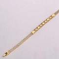 14K Gold Tennis Bracelet, Elegant and Sparkling Jewelry for Women, Zircon Stone Chain Bracelet
