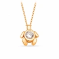 14K Gold Turtle Necklace