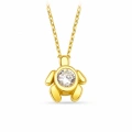 14K Gold Turtle Necklace