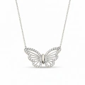 14K Solid Gold Butterfly Necklace – Elegant Wings Pendant & Minimalist Lucky Jewelry