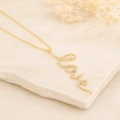 14 Ayar Altın Love Kolye