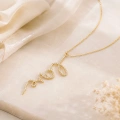 14 Ayar Altın Love Kolye