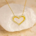 14 Ayar Altın Kalp Kolye