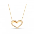 14 Ayar Altın Kalp Kolye