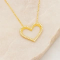 14 Ayar Altın Kalp Kolye