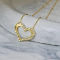 14 Ayar Altın Kalp Kolye